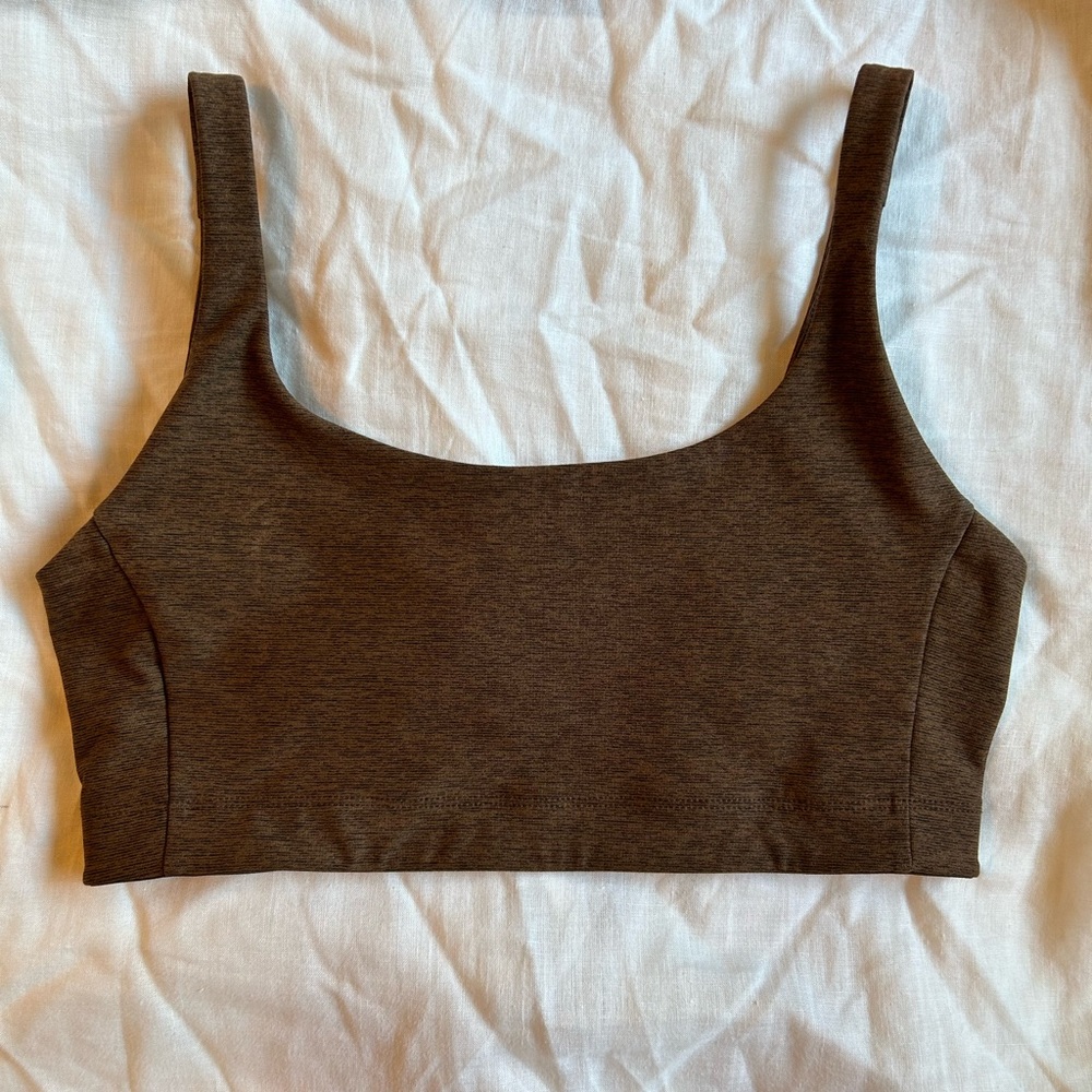 Outdoor Voices brown sports bra. Size medium.